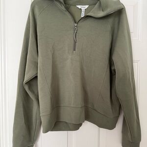 SPANX AirEssentials Half Zip size XL clover